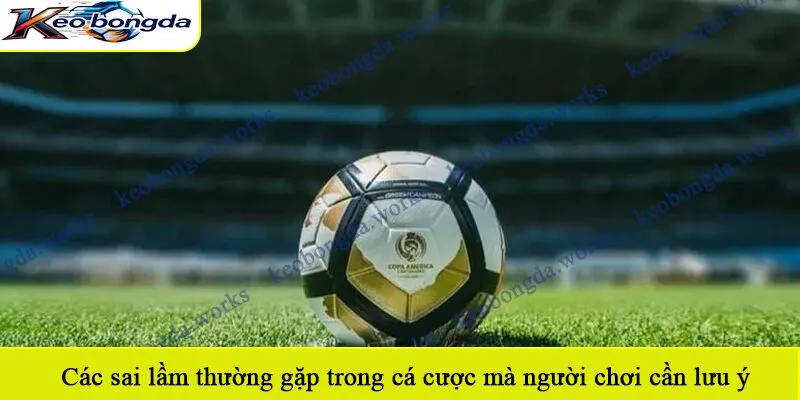 Các sai lầm thường gặp trong cá cược mà người chơi cần lưu ý