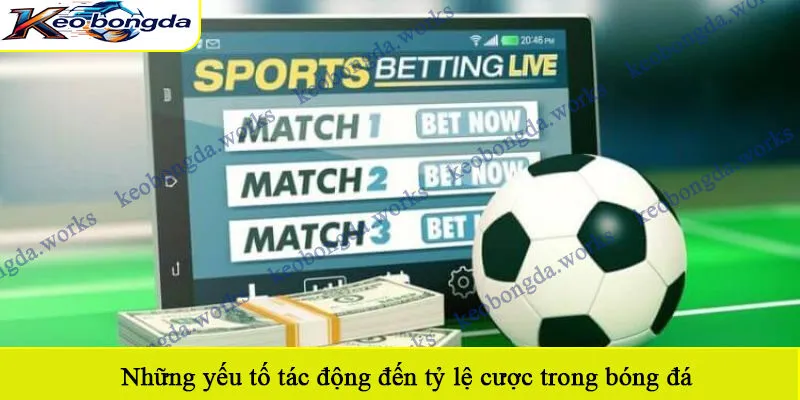 Những yếu tố tác động đến tỷ lệ cược trong bóng đá