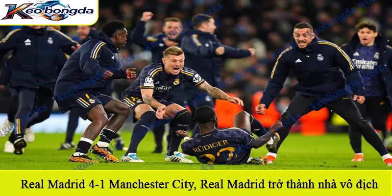 Real Madrid 4-1 Manchester City, Real Madrid trở thành nhà vô địch của mùa giải 