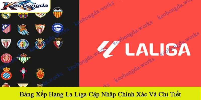 bảng xếp hạng La Liga