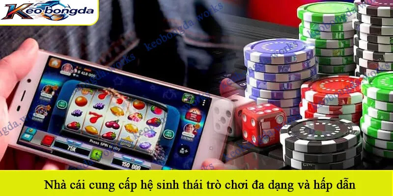Nhà cái cung cấp hệ sinh thái trò chơi đa dạng và hấp dẫn 